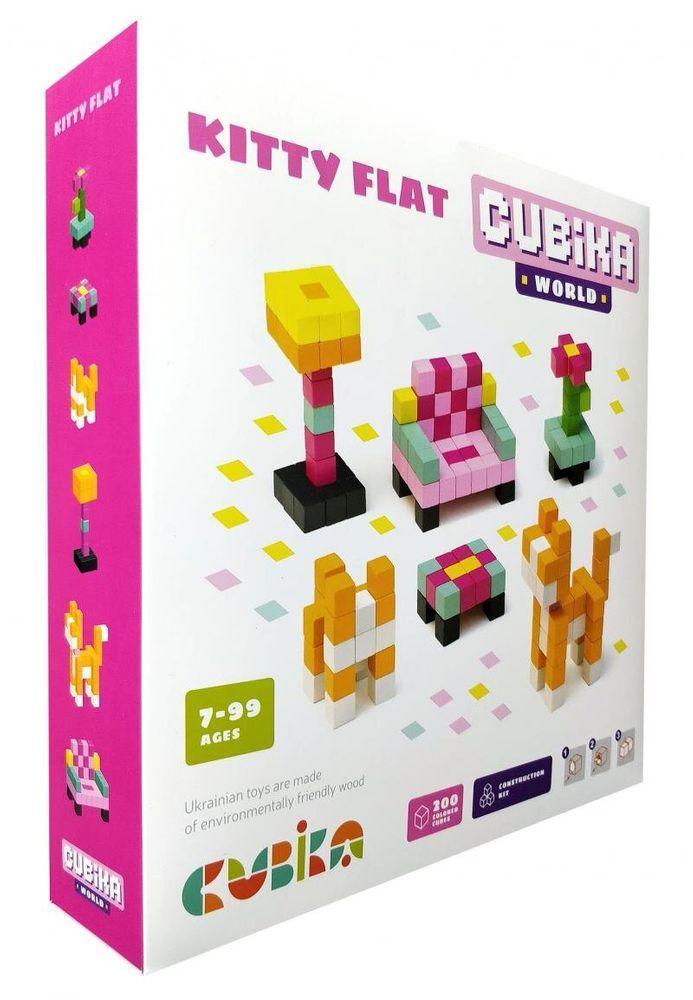 

Деревянный конструктор Cubika World «Дом кошки» 15313