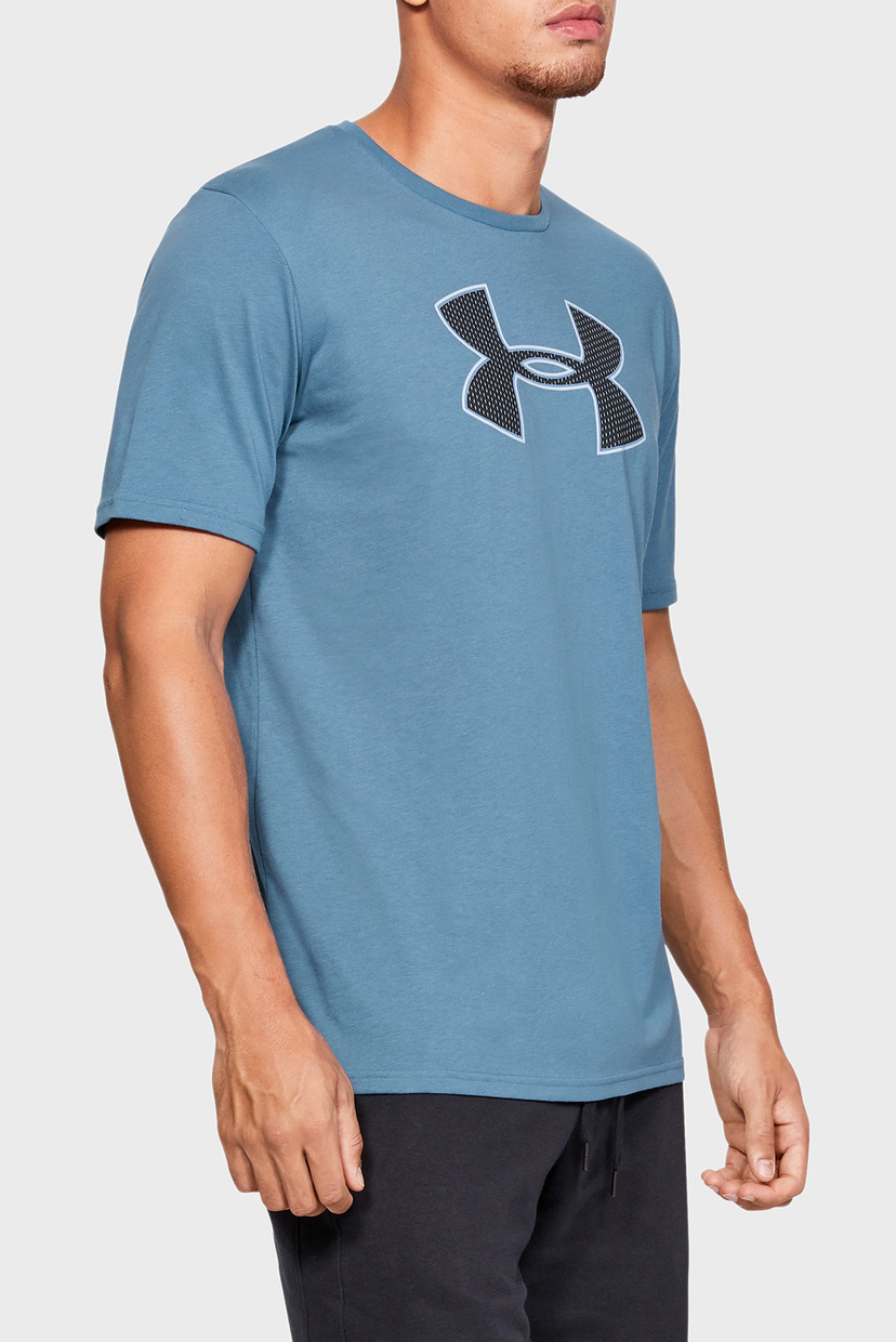 

Мужская голубая футболка UA BIG LOGO SS Under Armour S 1329583-407