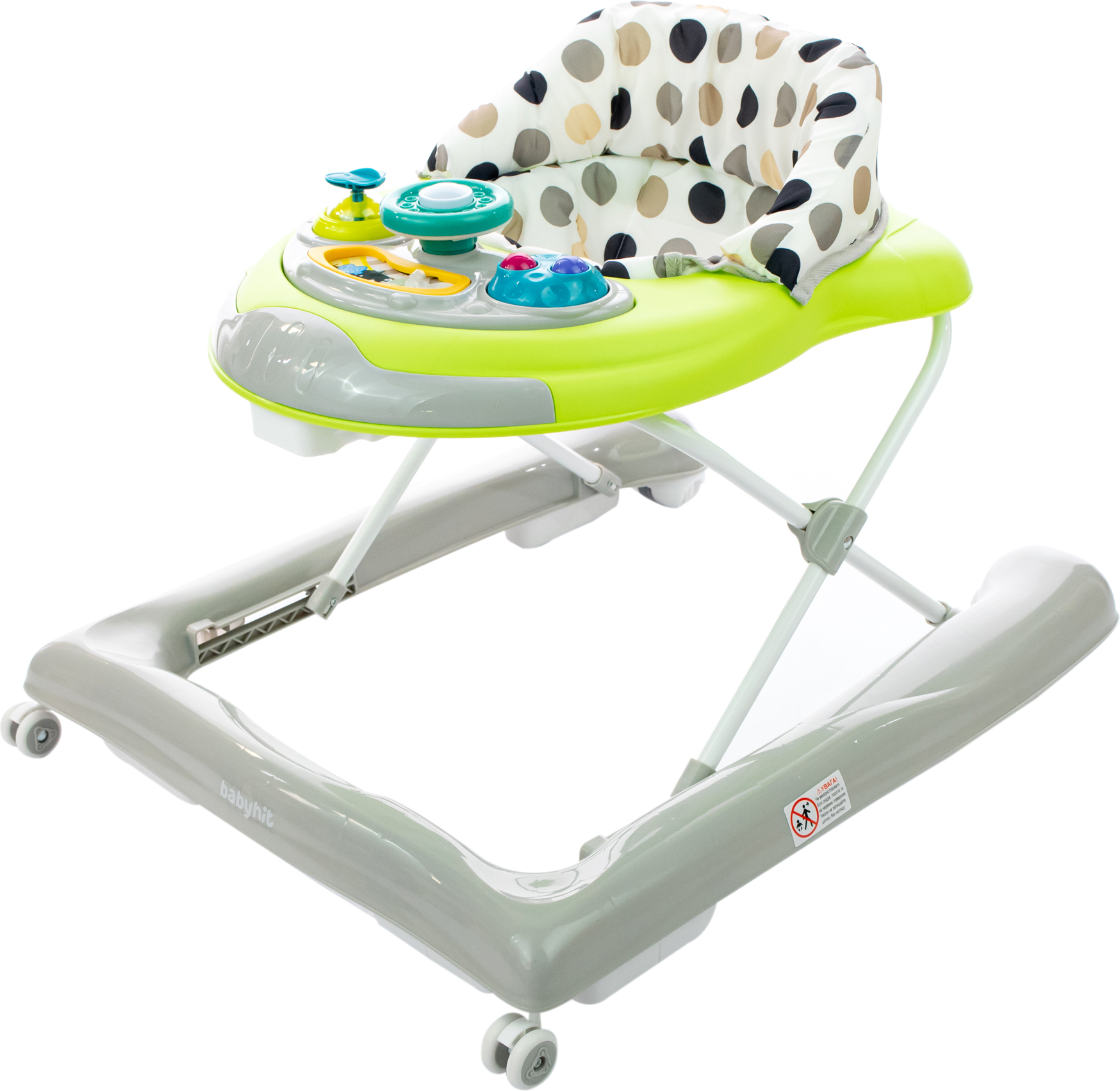 

Ходунки BabyHit BG-1526 Funny Grey-Green (73_786)