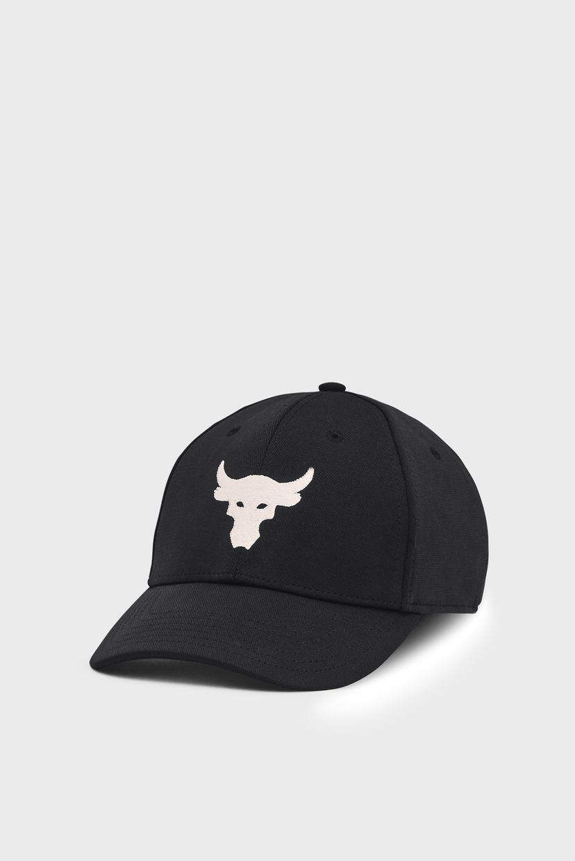 

Женская черная кепка UA Project Rock Hat-BLK Under Armour OSFM 1361572-001