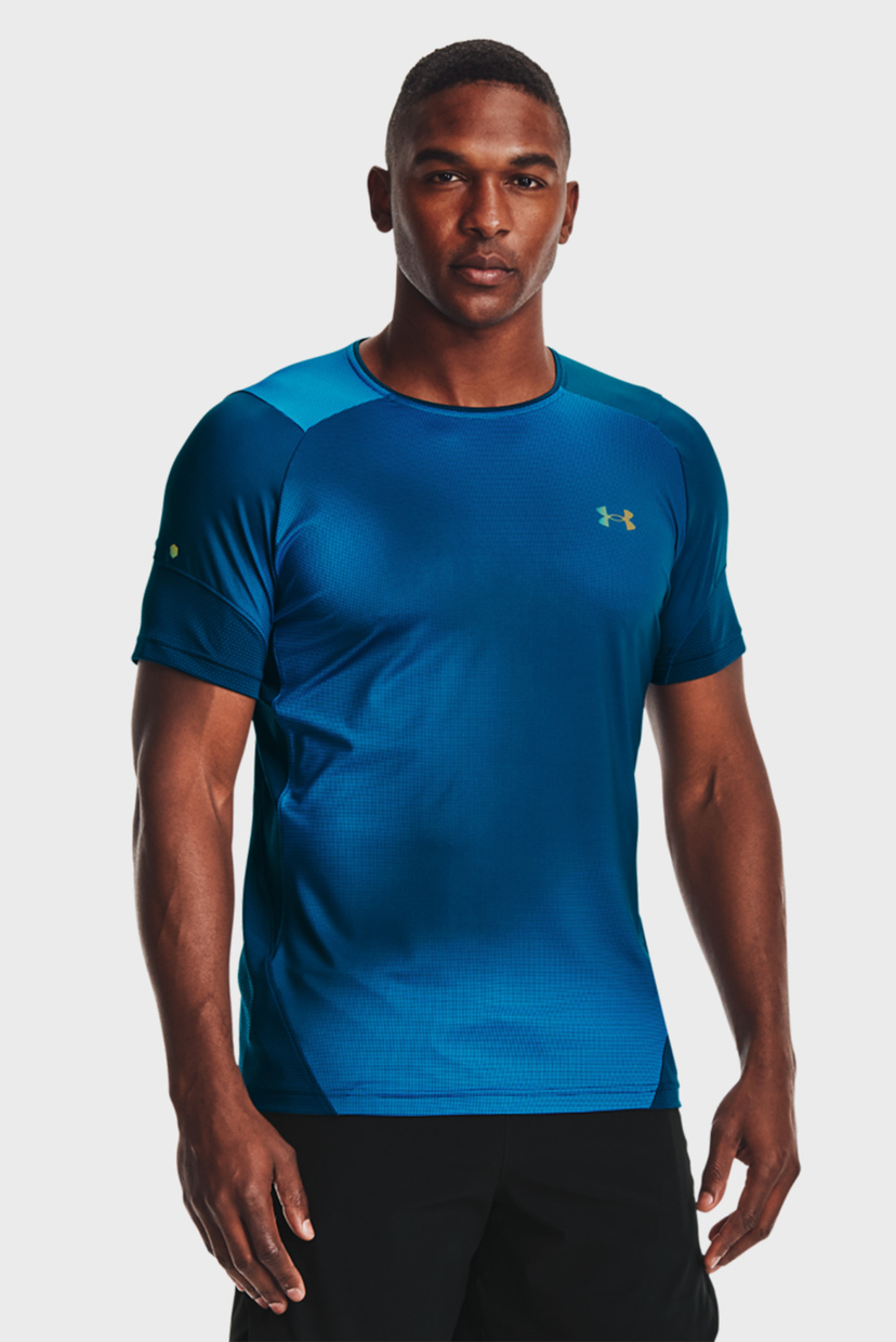 

Мужская синяя футболка UA HG Rush 2.0 Print SS-BLU Under Armour  1361425-436, Мужская синяя футболка UA HG Rush 2.0 Print SS-BLU Under Armour S 1361425-436