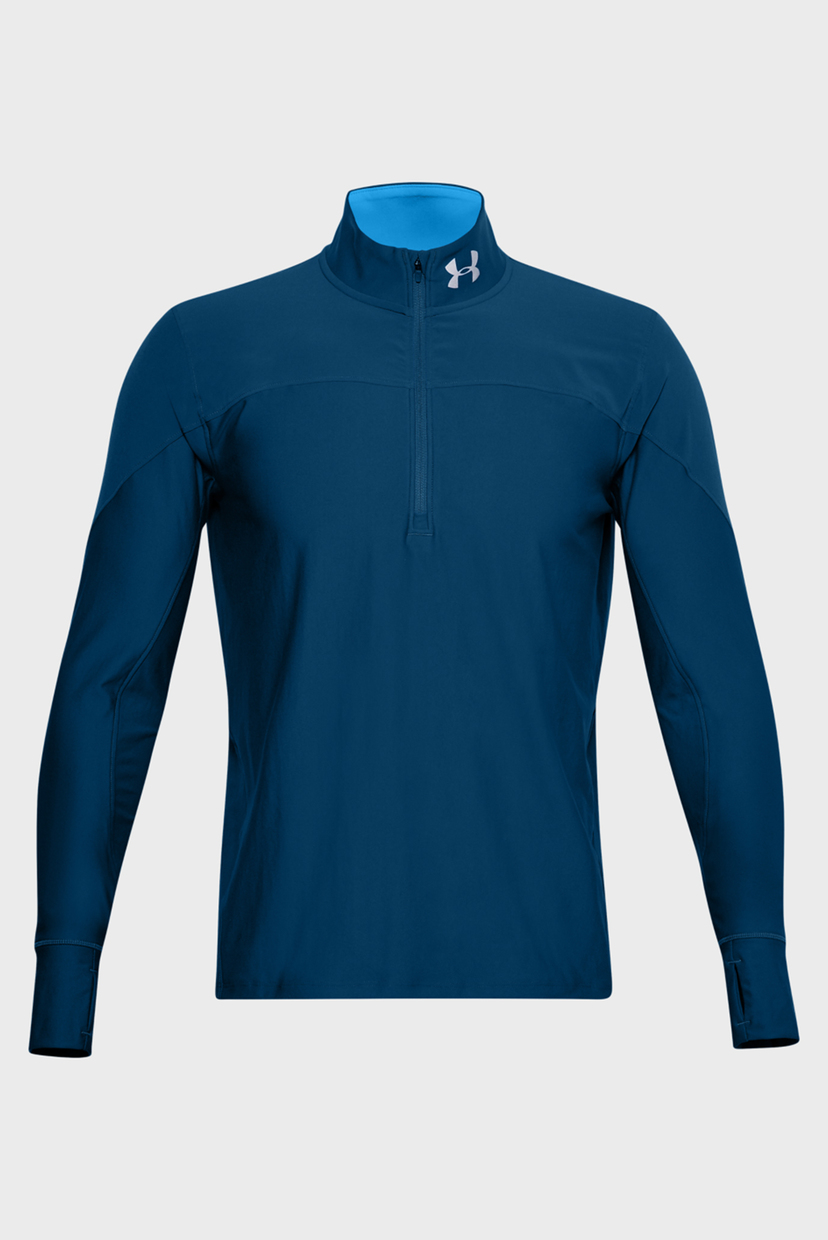 

Мужской темно-синий лонгслив UA Qualifier Half Zip Under Armour XXL 1326595-581