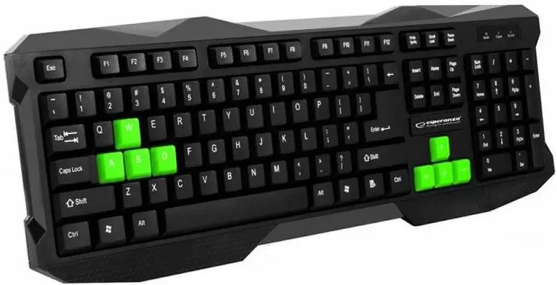 

Игровая клавиатура Esperanza EGK201 USB Green LED (EGK201GUA)
