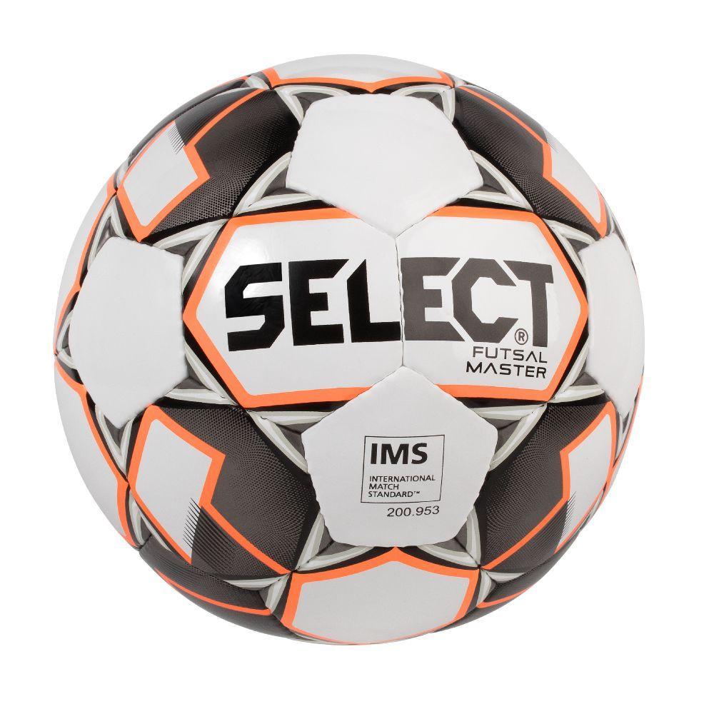 

М’яч футзальний SELECT Futsal Master IMS №4 біло-сіро-оранжевий