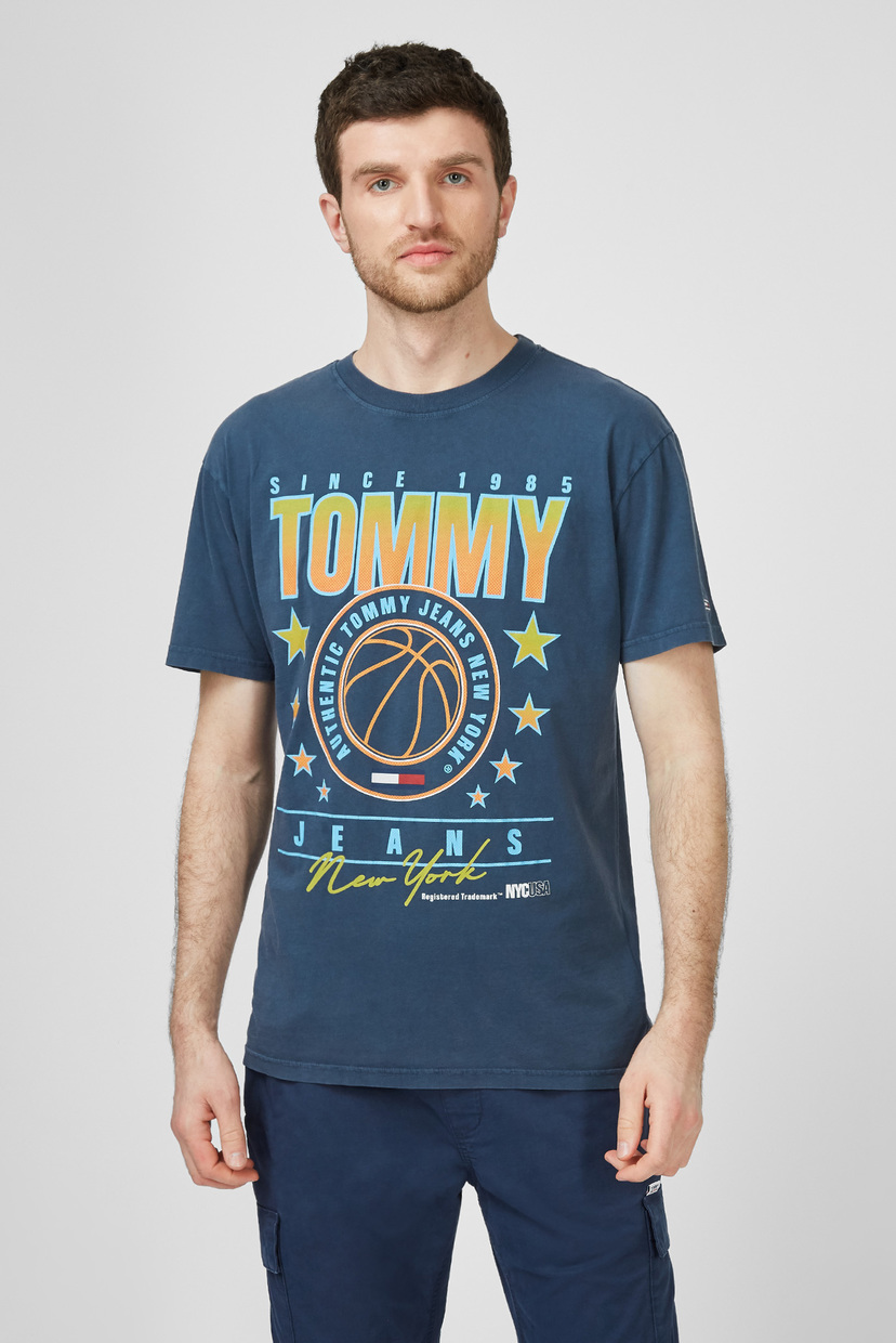 

Мужская темно-синяя футболка TJM PHOTOPRINT TEE Tommy Hilfiger M DM0DM10242