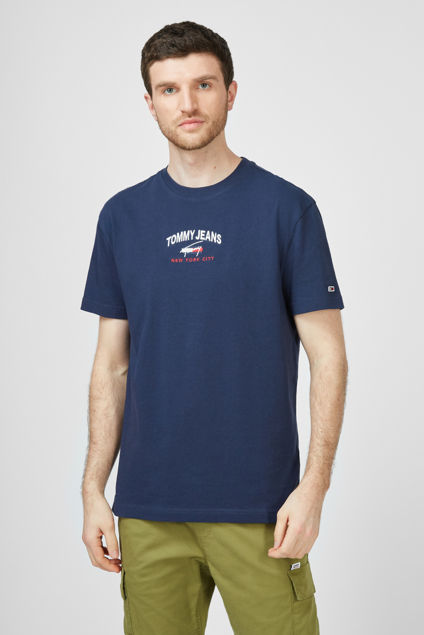 

Мужская синяя футболка TJM TIMELESS TOMMY SCRIPT TEE Tommy Hilfiger M DM0DM10620
