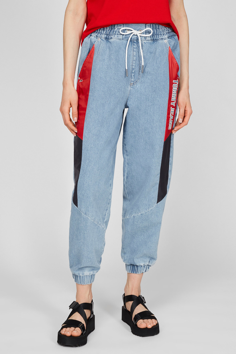 

Женские голубые джинсы HR ELASTICATED PANT FMXLBR Tommy Hilfiger S DW0DW09865