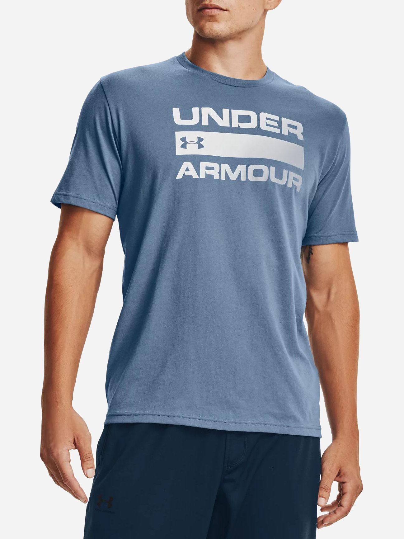 

Футболка Under Armour Ua Team Issue Wordmark Ss-Blu 1329582-470 M Синяя