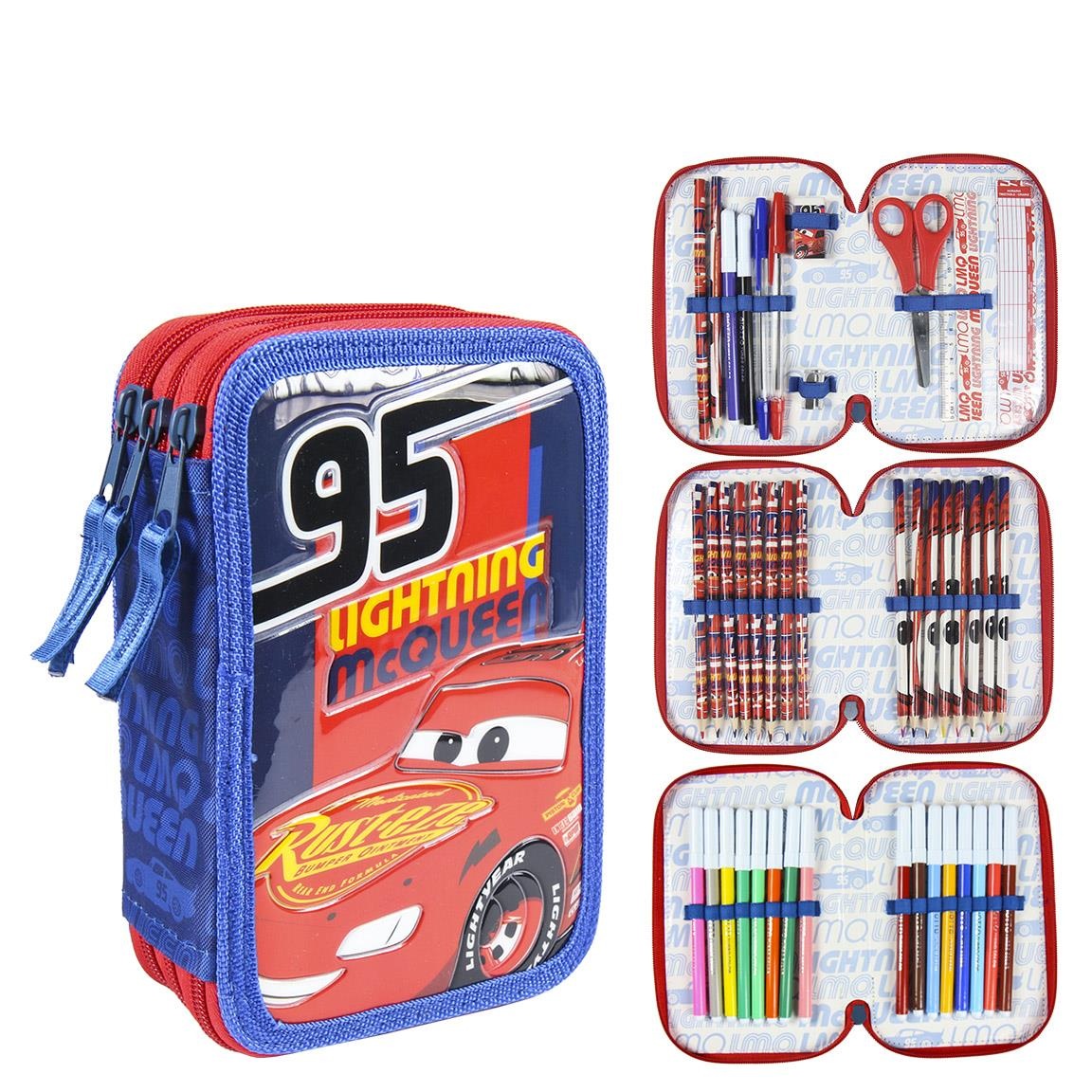 

Пенал Disney Cars (Тачки) 12,5*19.5*6.5 см Разноцвет 2100003064