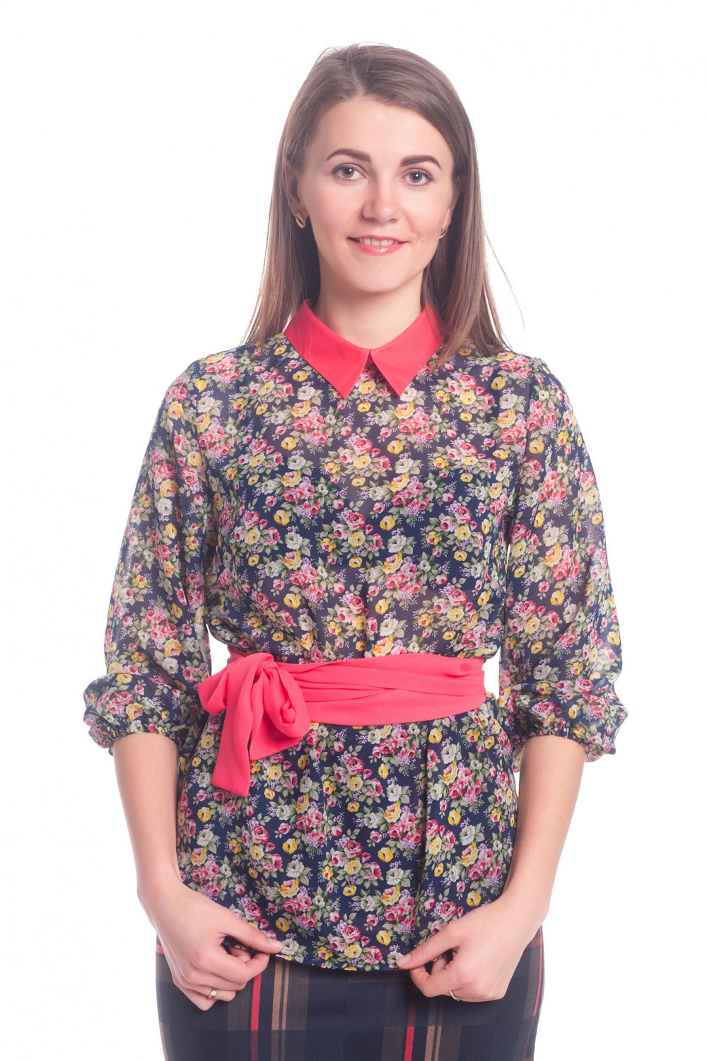 

Блузка LadyLike 84332464 42 разноцветная