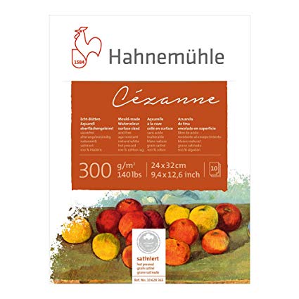 

Блок для акварели Hahnemuhle Cezanne 100% хлопок 10л 300г 36х48см НР