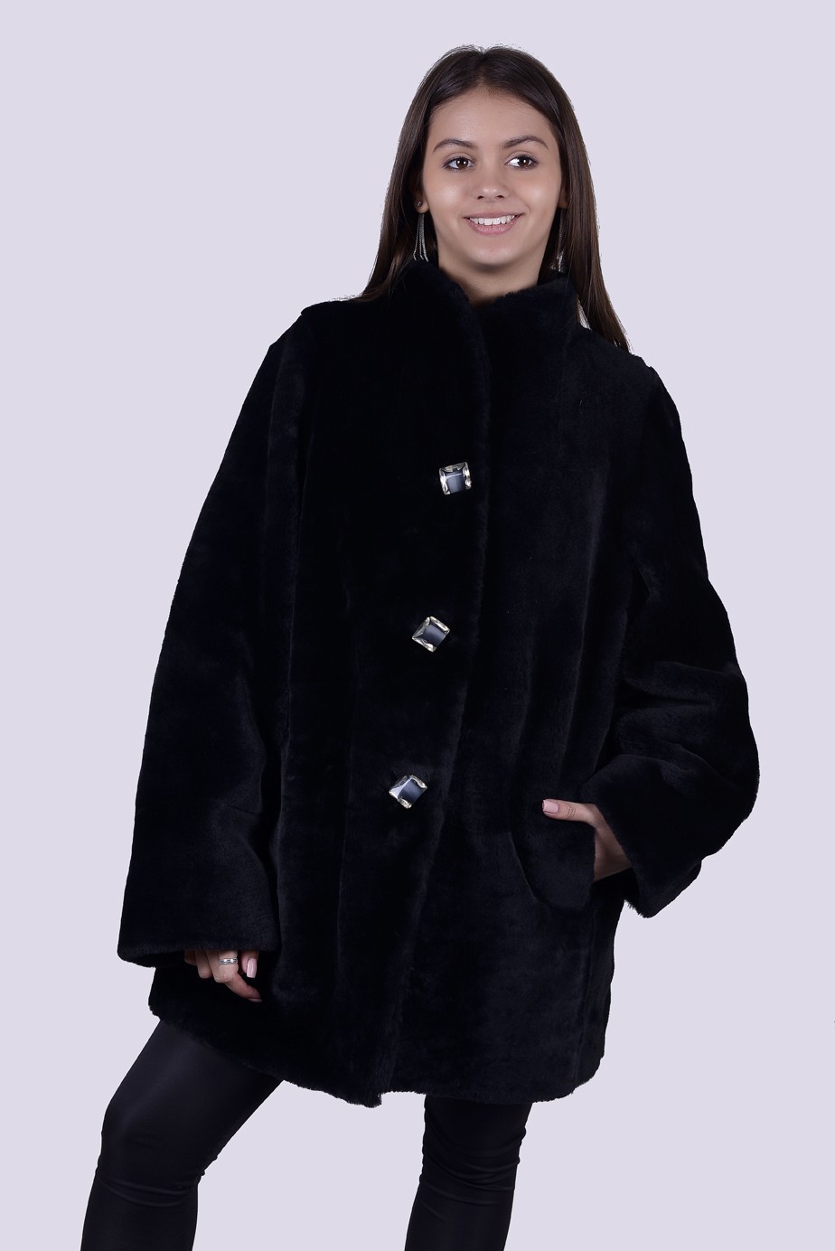 

Полушубок Harmanli XXL Черный