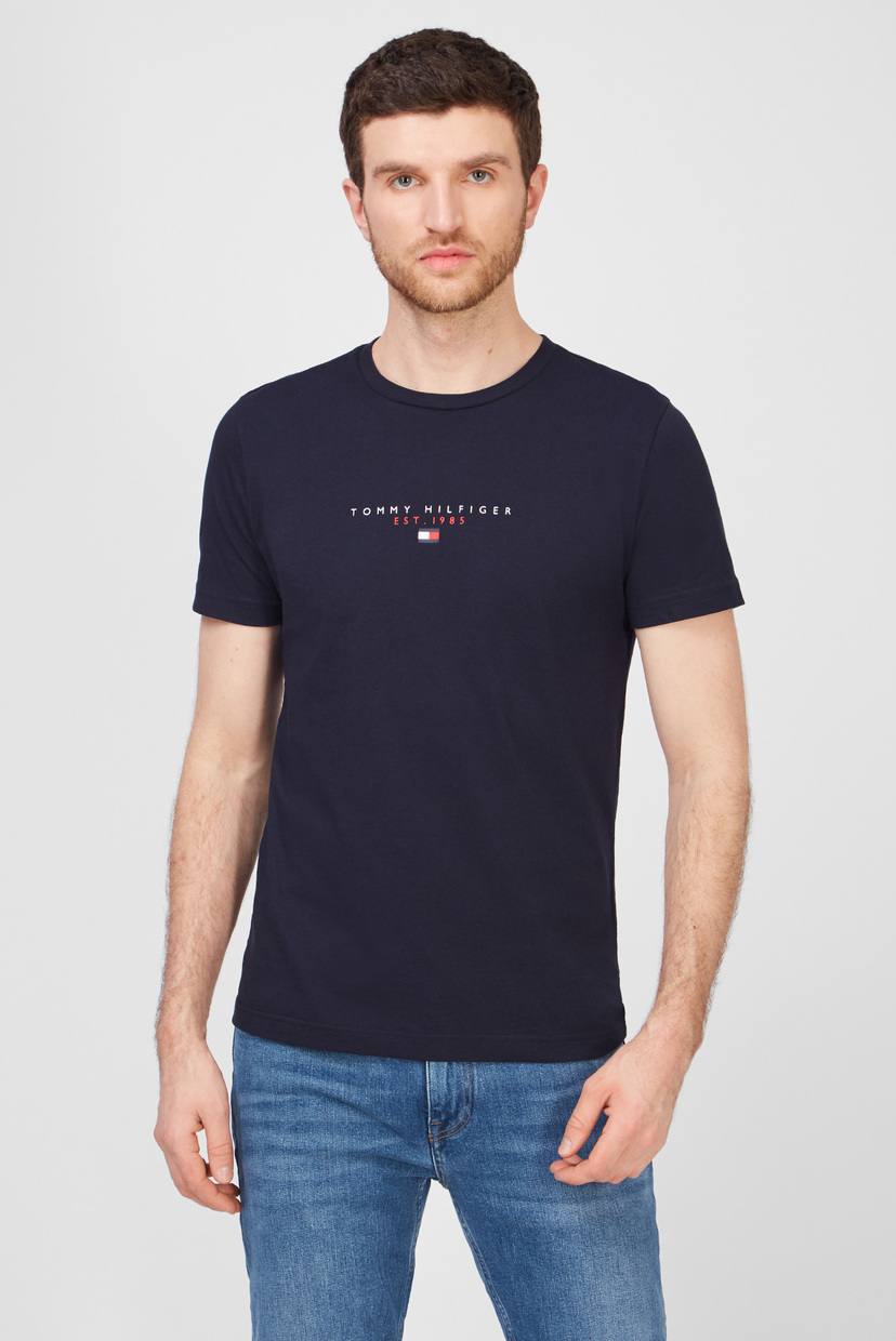 

Мужская темно-синяя футболка Tommy Hilfiger L MW0MW17676