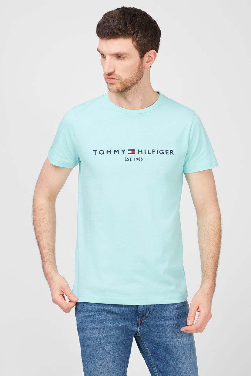 

Мужская бирюзовая футболка Tommy Hilfiger XL MW0MW11797