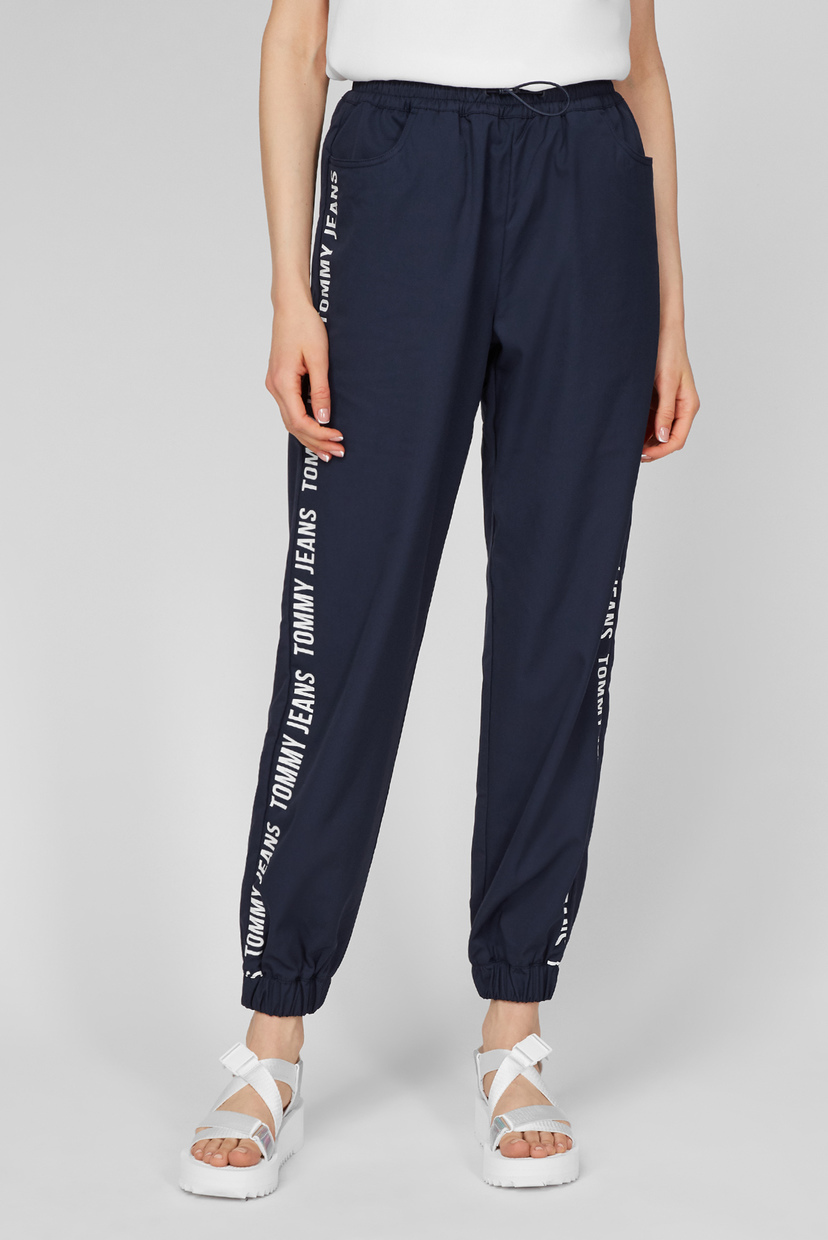 

Женские темно-синие спортивные брюки TJW JOGGER TAPE RELAXED Tommy Hilfiger M DW0DW10141
