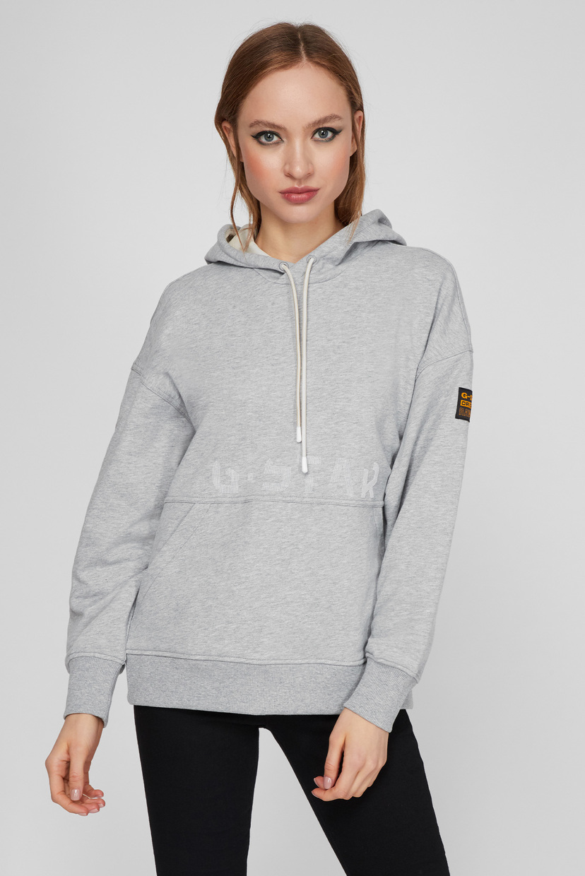 

Женское серое худи Loose fit G-Star RAW S D19130,A613