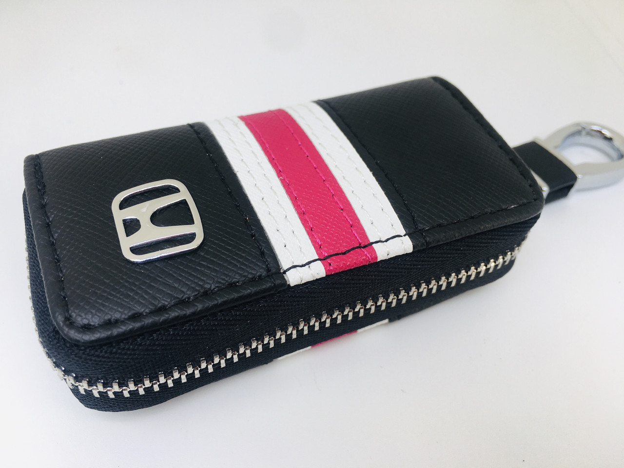 

Ключница для авто KeyHolder Prestige Car HONDA Черно-белая с красным