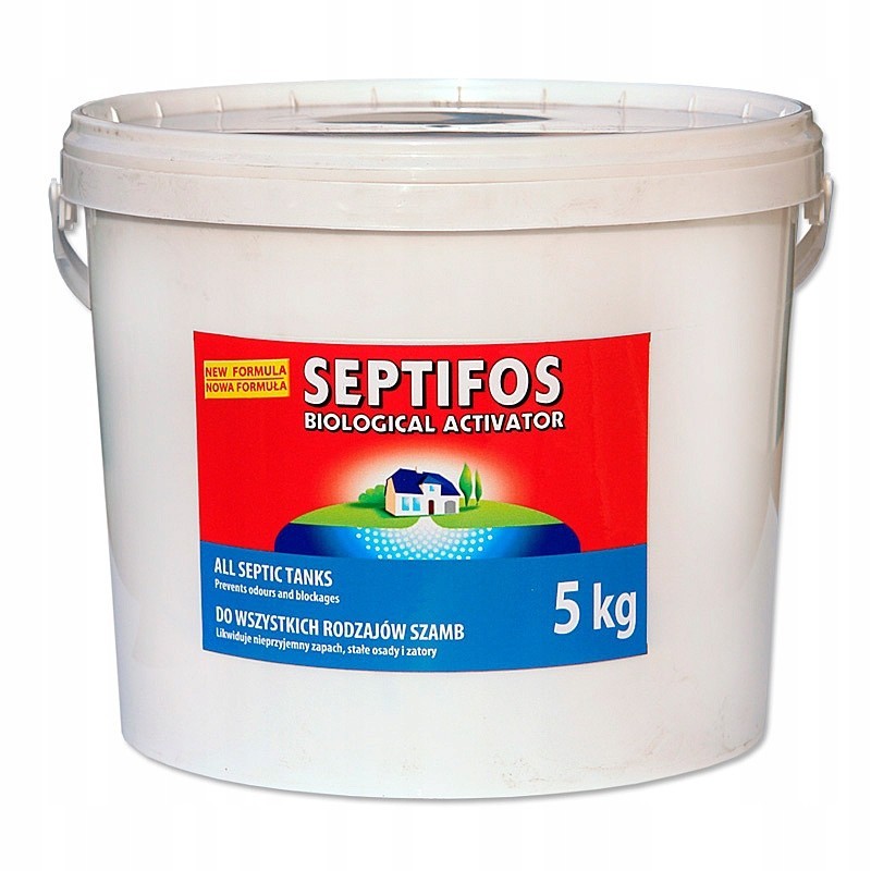 

Биоактиватор Septifos vigor 5 кг для септиков, выгребных ям, туалетов.