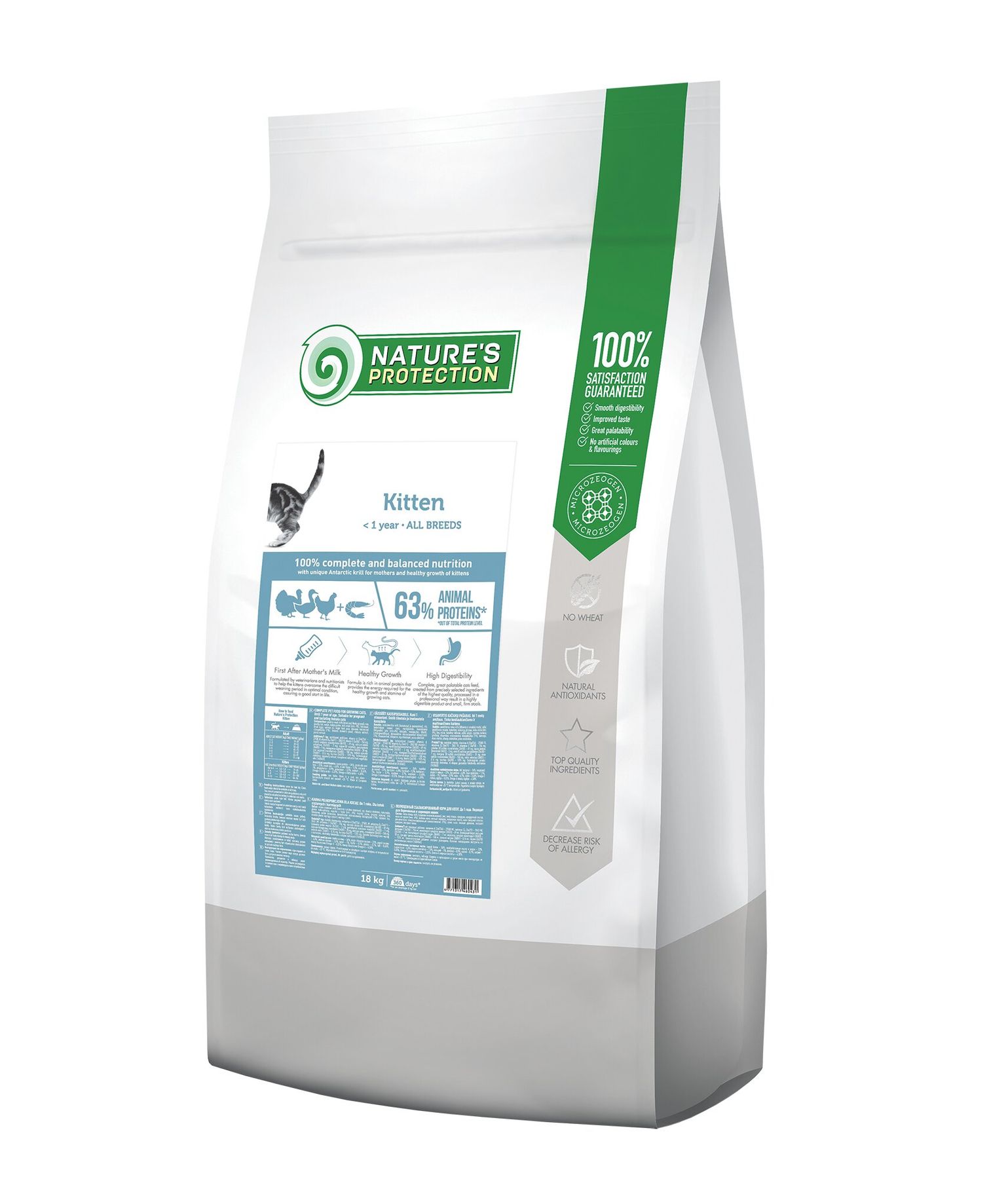 

Корм для котят Nature's Protection Kitten 18 кг