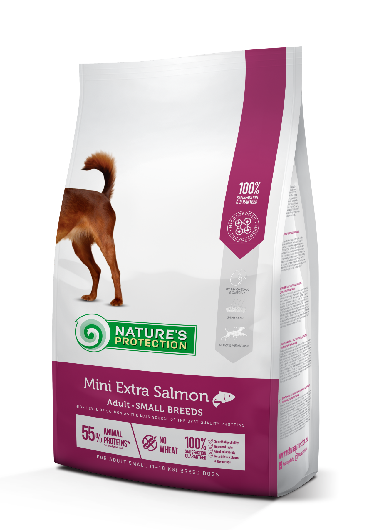 

Корм для собак малых пород с повышенным содержанием лосося Nature's Protection Mini Extra Salmon 2 кг