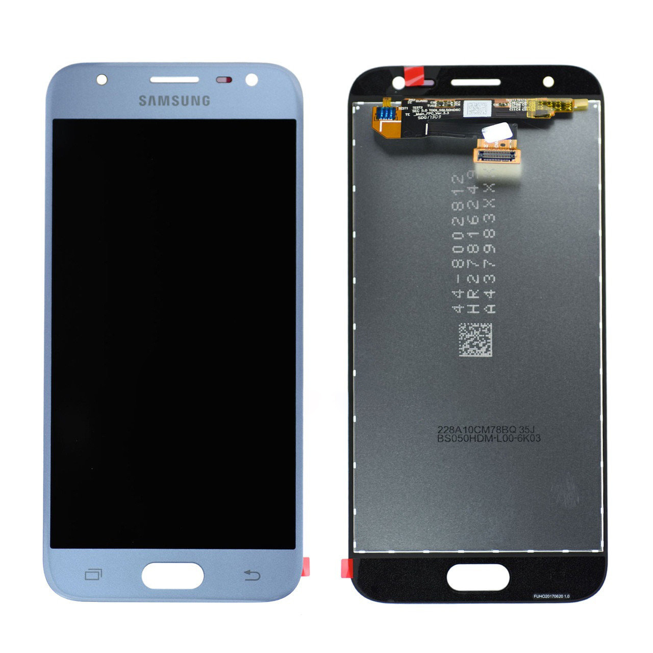 

Дисплей + сенсор (модуль) Power для Samsung J330 Galaxy J3 (2017) серебристый GH96-10992A AMOLED