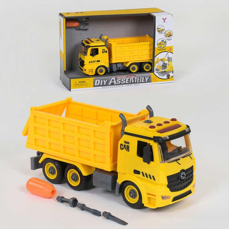 

Машина-конструктор YW 9070 D (24) свет, звук, инерция, в коробке