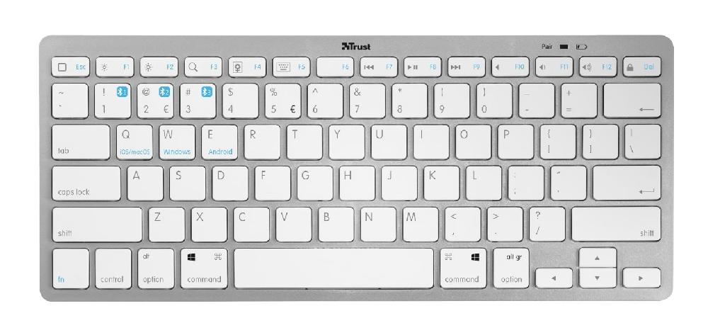 

Клавіатура Trust Nado BT White (23746_TRUST)