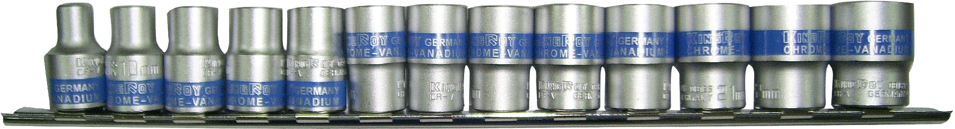 

Набір торцевих головок King Roy 13 предметів 1/2" DR (6-гранні) (30187-013)