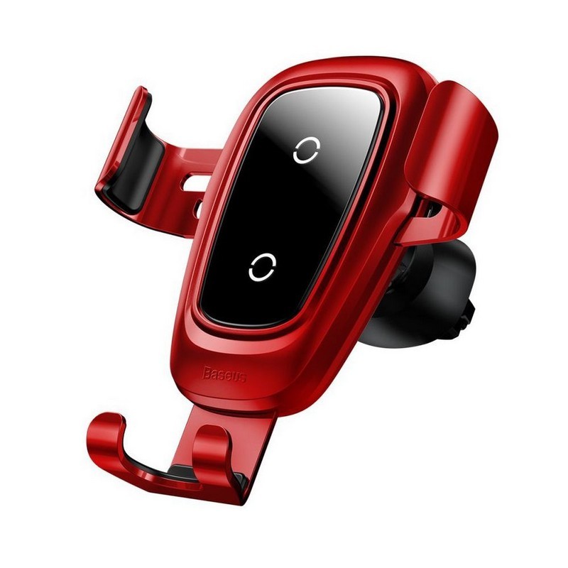 

Автодержатель с Беспроводной Зарядкой Baseus Metal Gravity Car Mount 1.7A Qc3.0 Красный (RO-22376)