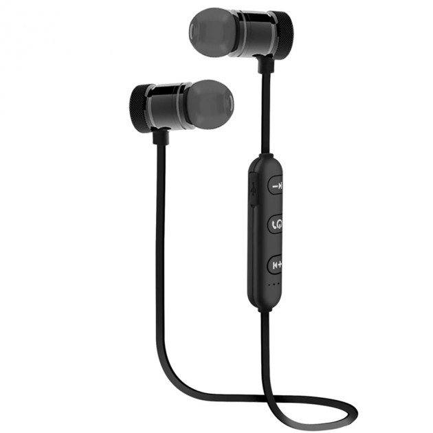 

Беспроводные вакуумные Bluetooth наушники WIRELESS T180A Black