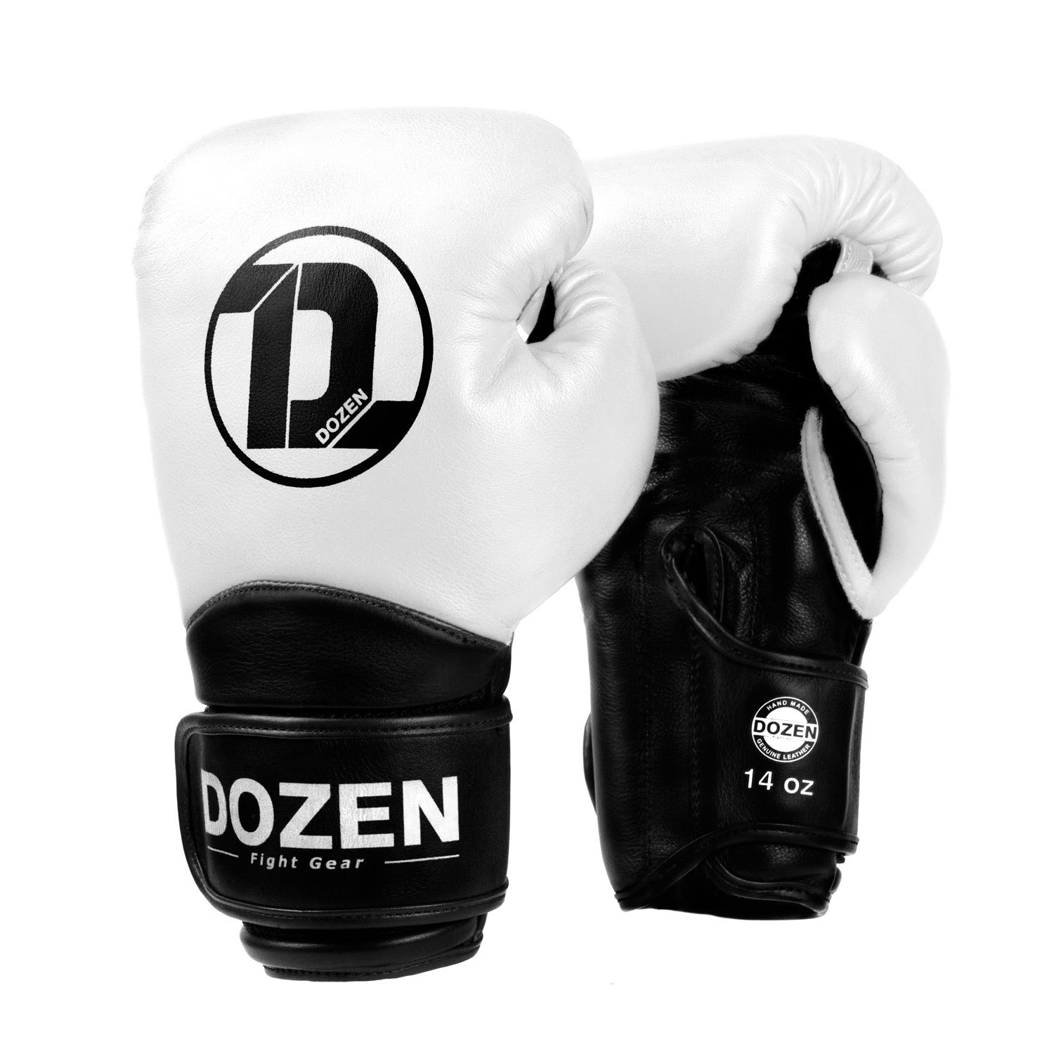 

Боксерские перчатки Dozen Dual Impact Training Boxing Gloves White/Black 18 Oz
