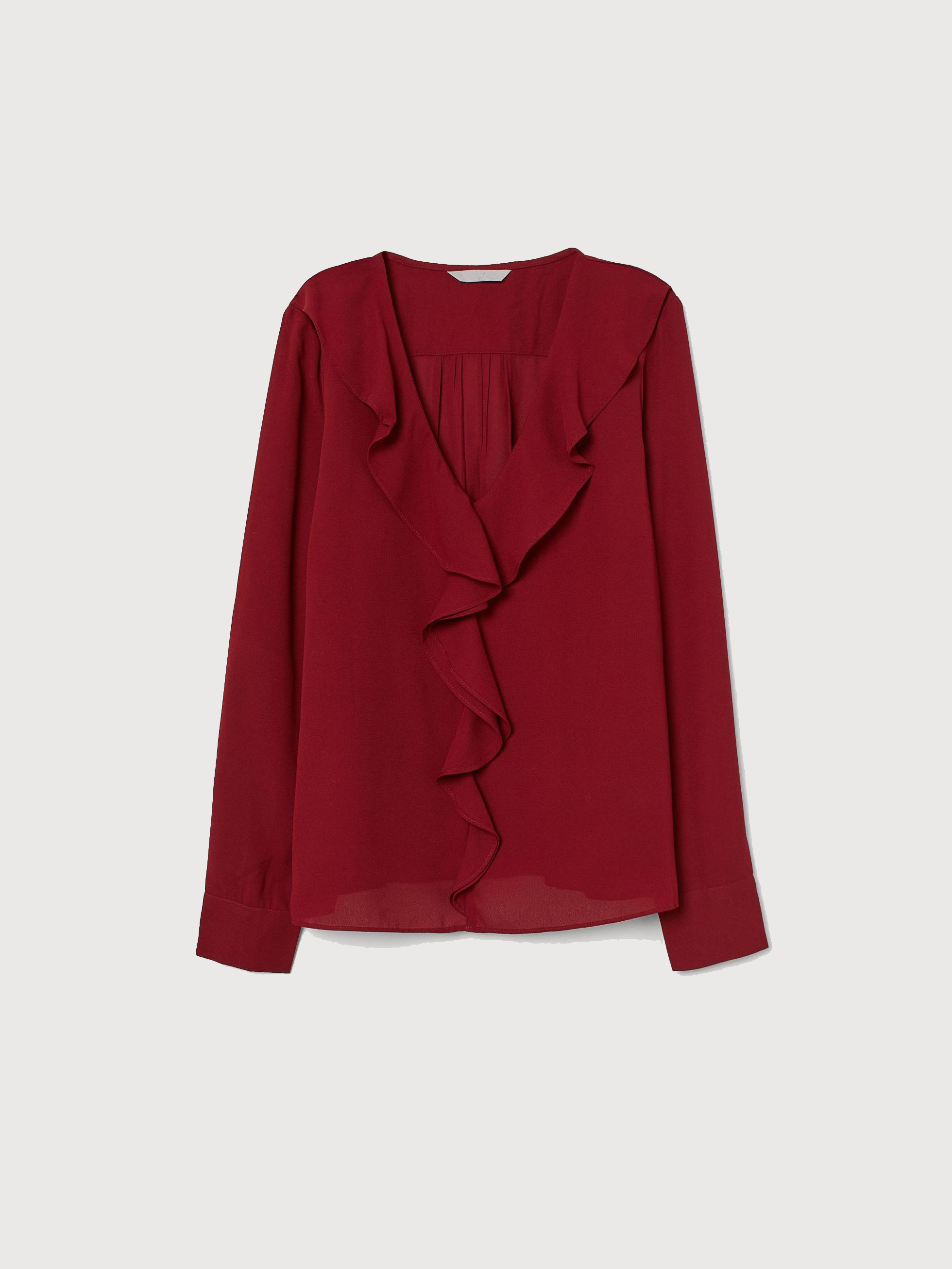 

Блузка H&M 97162207 36 Бордовая