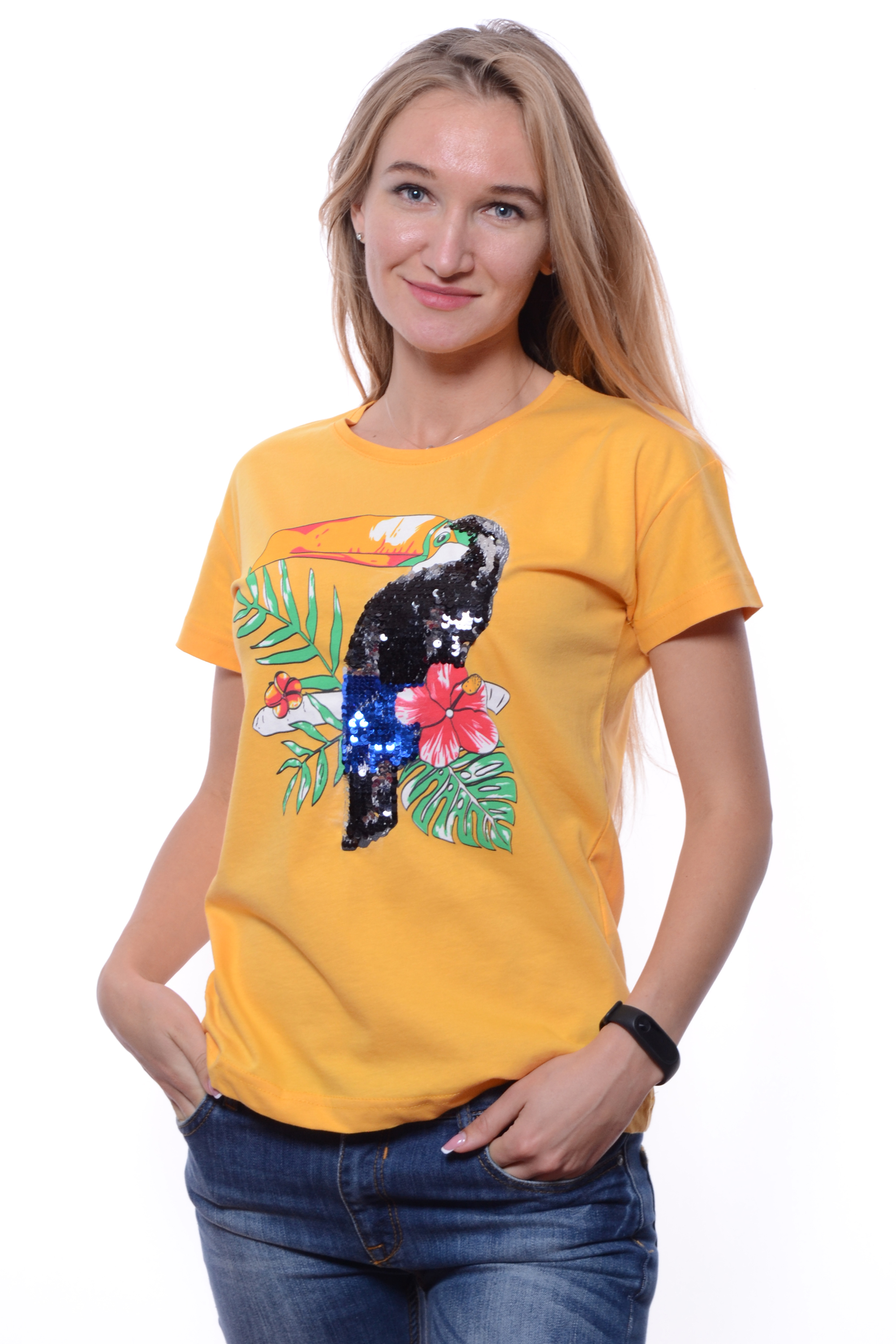 

Футболка Rossana  жёлтый, Футболка Rossana L жёлтый