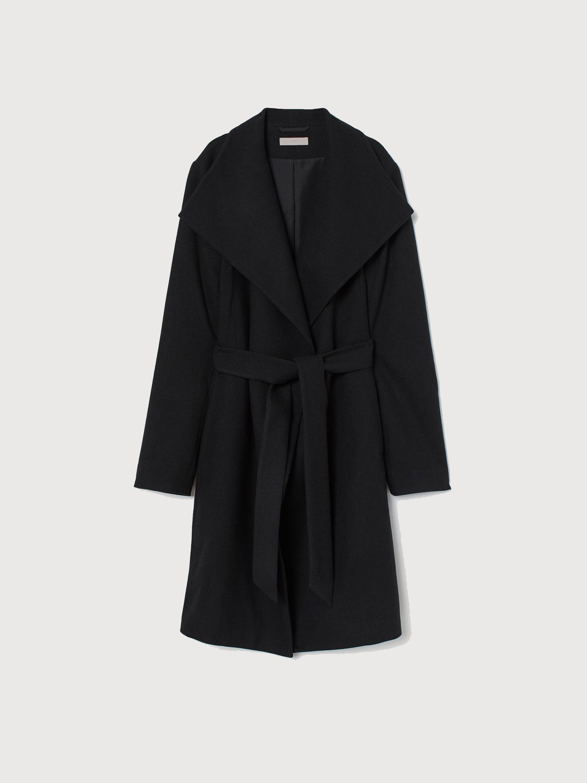 

Пальто H&M 97162185  Черное, Пальто H&M 97162185 XL Черное