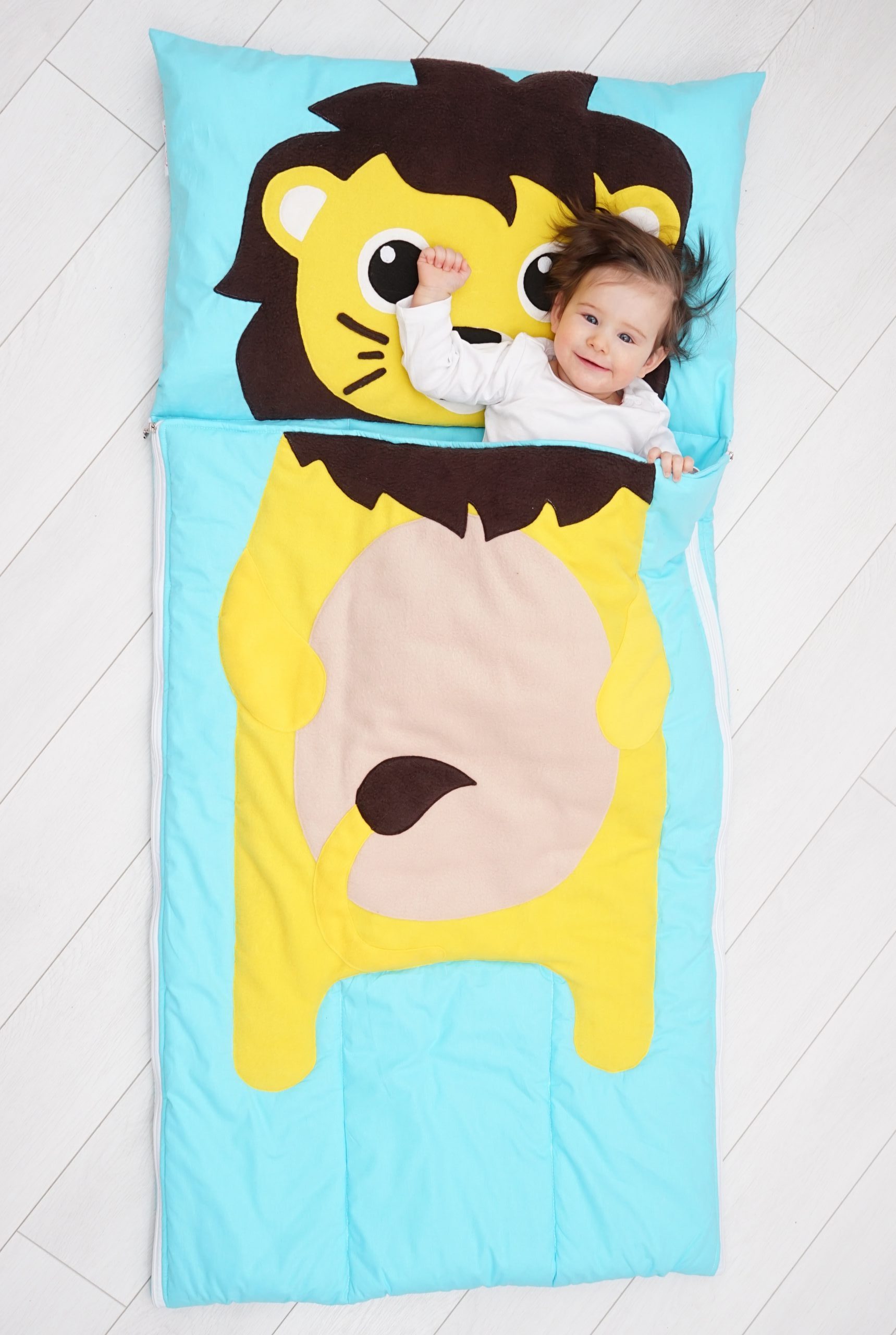 

Спальний мішок дитячий сліпик Nighty Night Левеня S 120X60 см