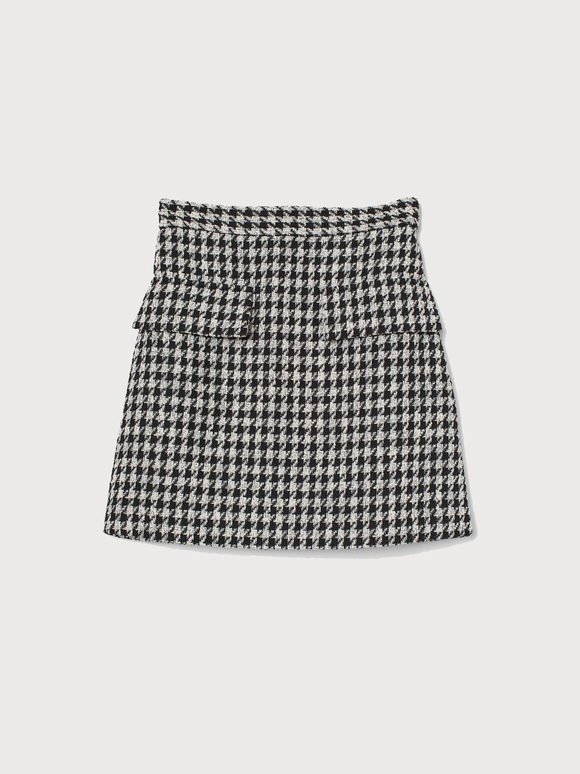 

Юбка H&M 97162307 50 Черная с белым