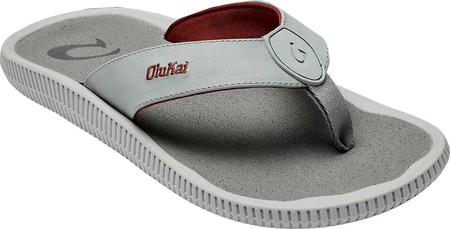 

Мужские вьетнамки, сланцы OluKai Ulele Kai Flip Flop Pale Grey/Sharkskin Silicone 42