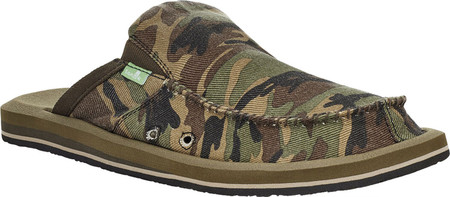 

Мужские комнатные тапочки Sanuk You Got My Back III Camo Moc Toe Slipper Woodland Cotton Canvas 41