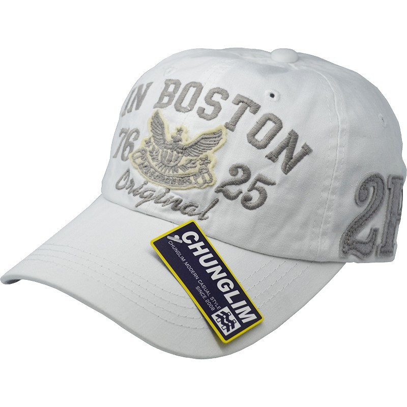 

Кепка бейсболка In Boston 76/25 белая на застежке 56-59 см 700-939