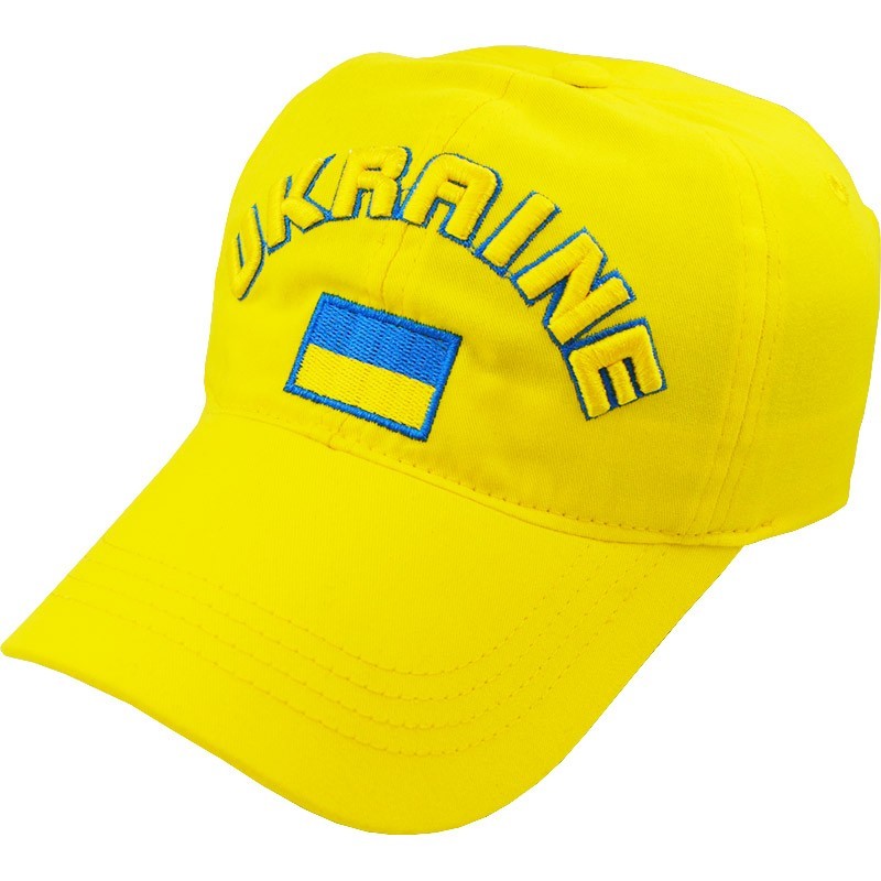 

Кепка бейсболка Ukraine желтая на застежке М (55-57 см) 700-1526