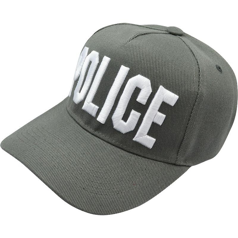 

Кепка бейсболка Police темно-серая на застежке 56-59 см 700-3822