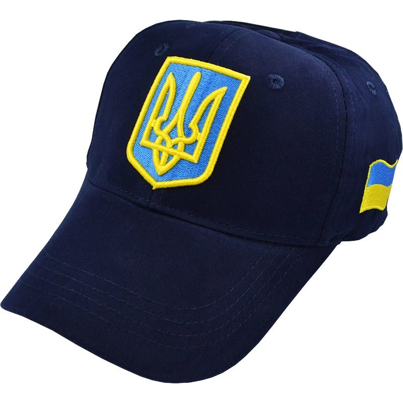 

Кепка бейсболка Тризуб Украина темно-синяя на застежке XL (59-61 см) 700-1530