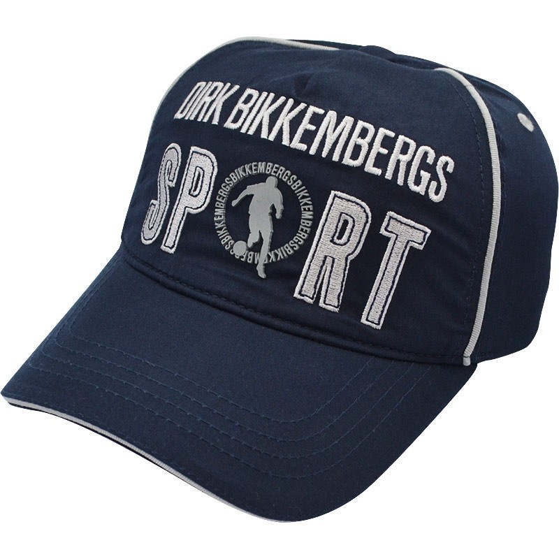

Кепка бейсболка Dirk Bikkembergs Sport темно-синяя на застежке 56-59 см 700-1783