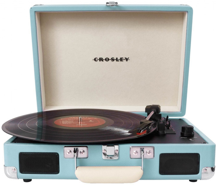 

Проигрыватель винила Crosley Cruiser Deluxe Turquoise с Bluetooth