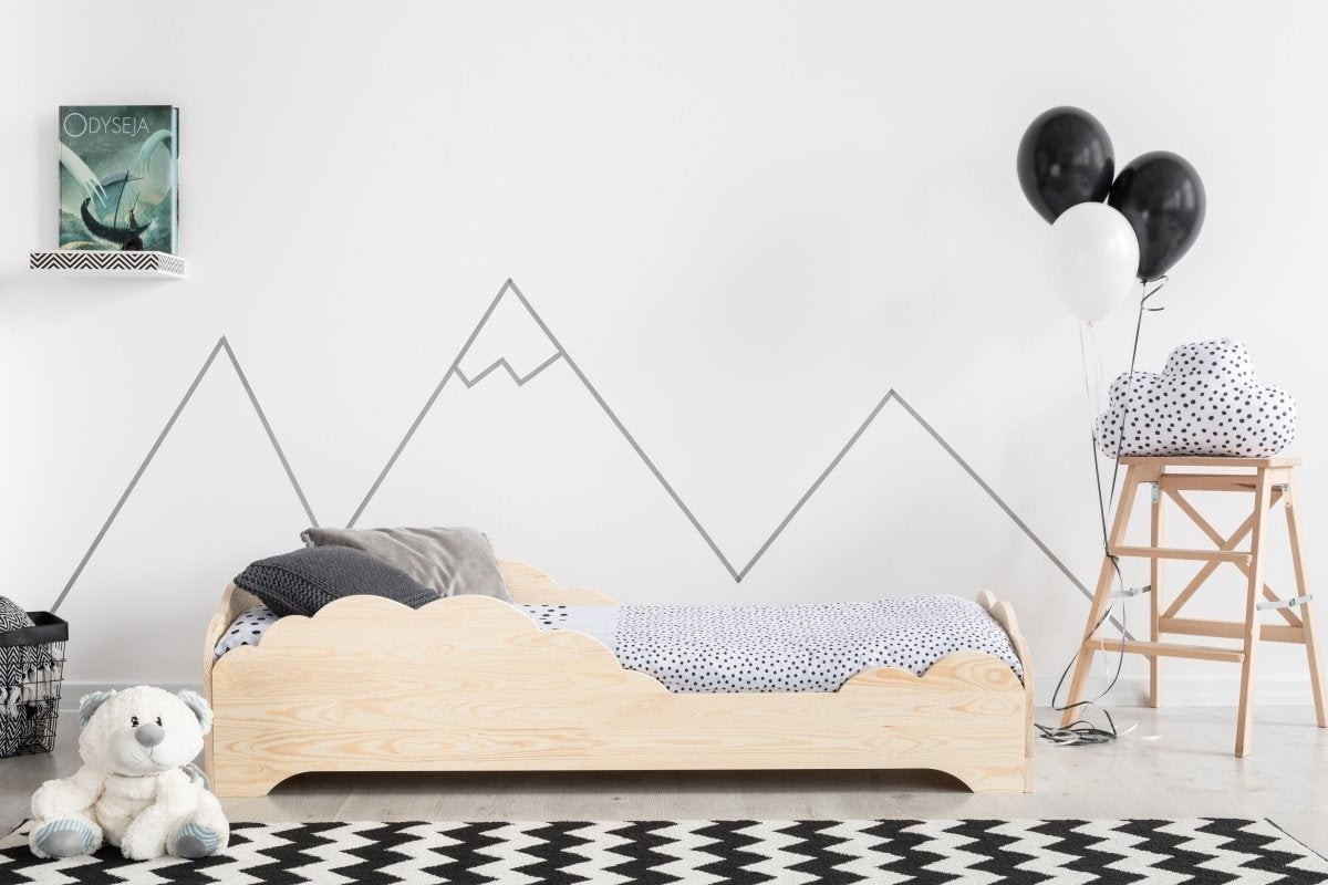 

Детская кроватка Pine-8 Tekstura 160х80 натуральное дерево