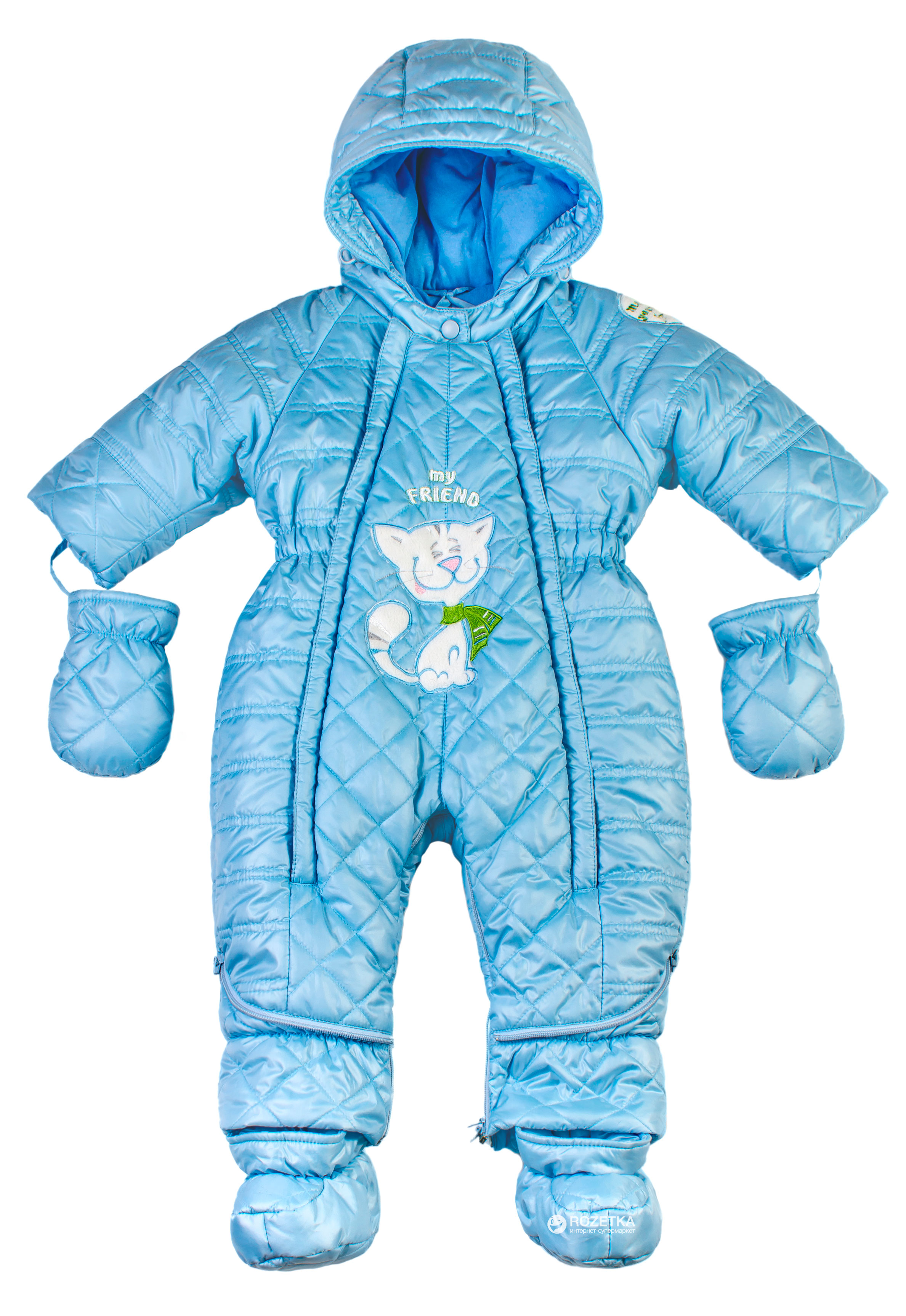 

Зимний комбинезон-трансформер Baby Line Z63-16 74 см Голубой ($AE076979)