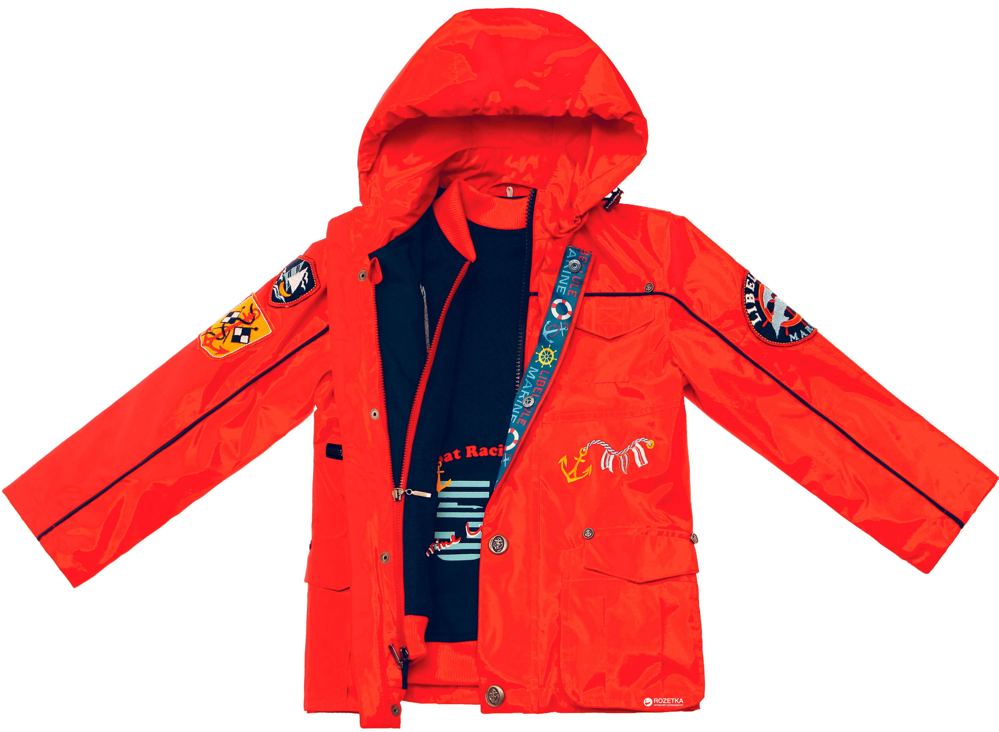 

Куртка 2-в-1 Baby Line V72-14 104 см Красная ($AD956264)