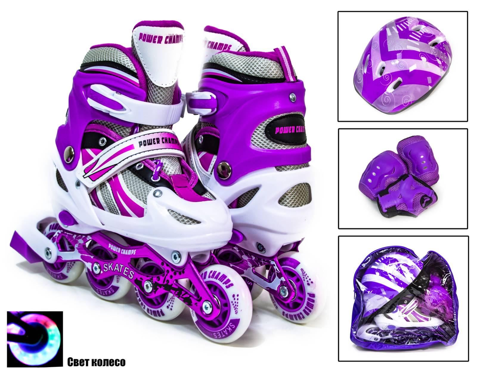 

Комплект роликов Power Champs 2 Violet р 34-37