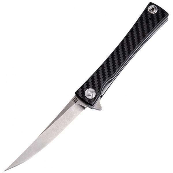 

Карманный нож Artisan Cutlery Waistline SW, D2, CF Black (2798.01.39)