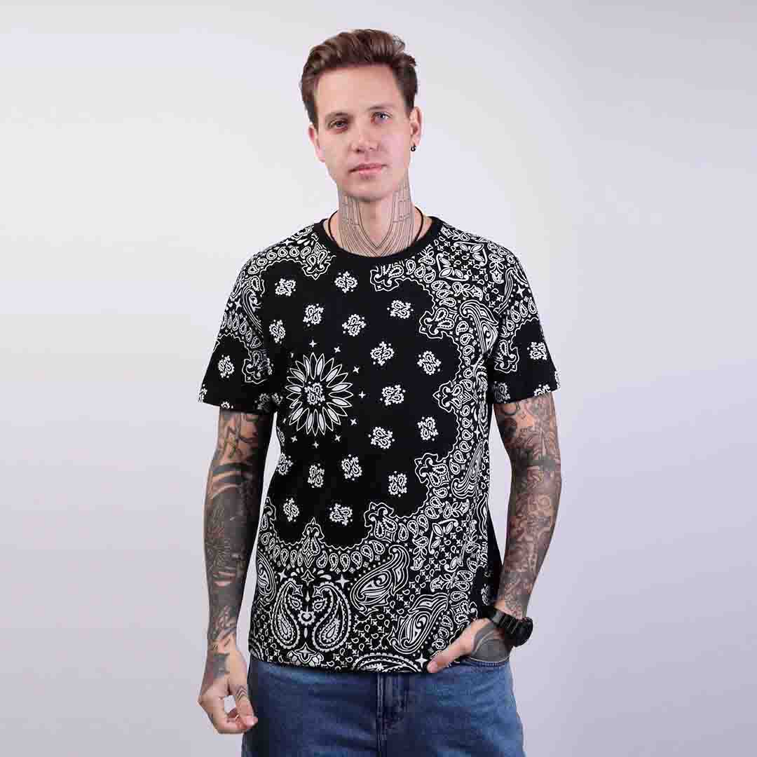 

Футболка мужская N-1BANDANA Черный 199924, Футболка мужская N-1BANDANA Черный 199924_S